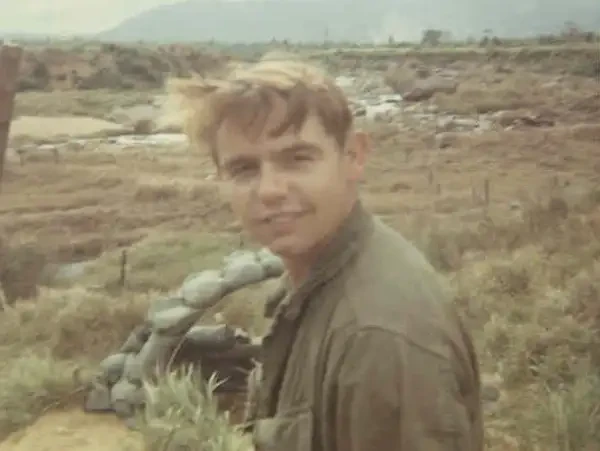 Curt on patrol in Vietnam